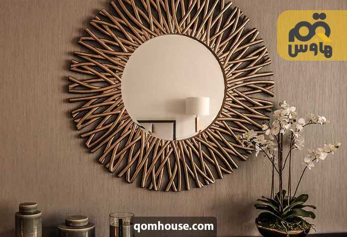 تصویر نصب آینه دکوراتیو چگونه است