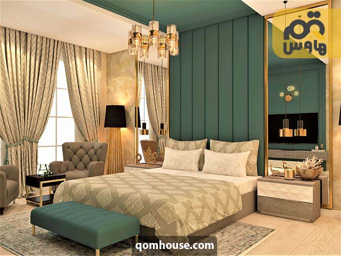 پرده در طراحی دکوراسیون اتاق خواب